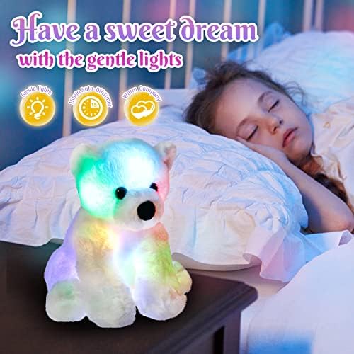BSTAOFY Glow Polar Bear LED Night Light Toy