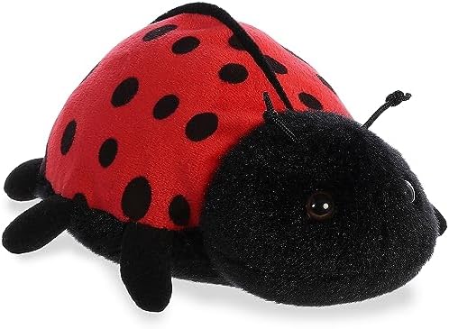 Aurora Adorable Mini Flopsie Ladybug Stuffed Animal Red 8 Inches 1