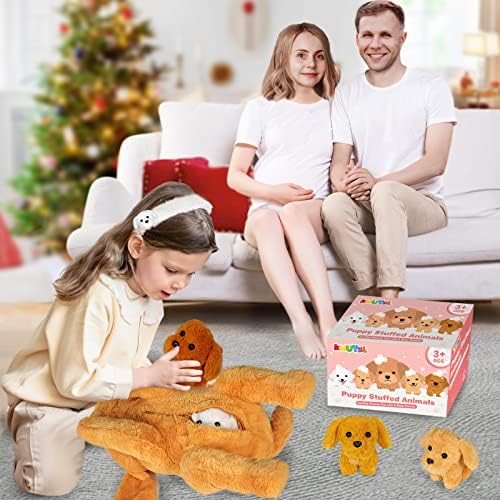 KMUYSL Puppy Plush Toy Set for Kids 3-8 Years