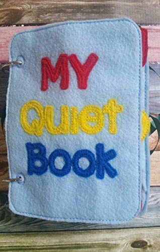 My Quiet Book Felt Toddler Learning Activity Book