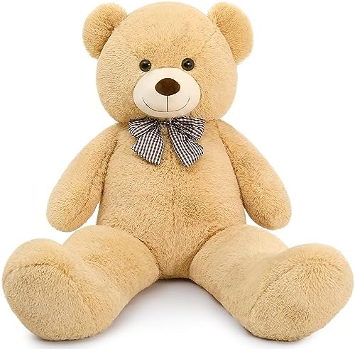 MaoGoLan 47 Inch Giant Teddy Bear Life Size Tan Plush Bear