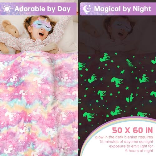 Jenria Unicorn Gift Set for Girls Age 3-10