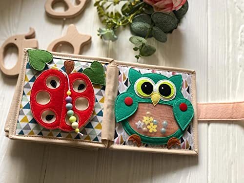 Handmade Animals Quiet Baby Book for Fine Motor Skills 1