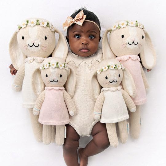 Cuddle Kind Hannah the Bunny Blush Regular 20 Hand-Knit Doll