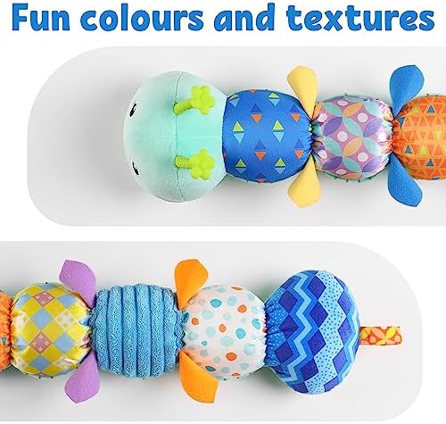 LIGHTDESIRE Musical Caterpillar Baby Toy Blue