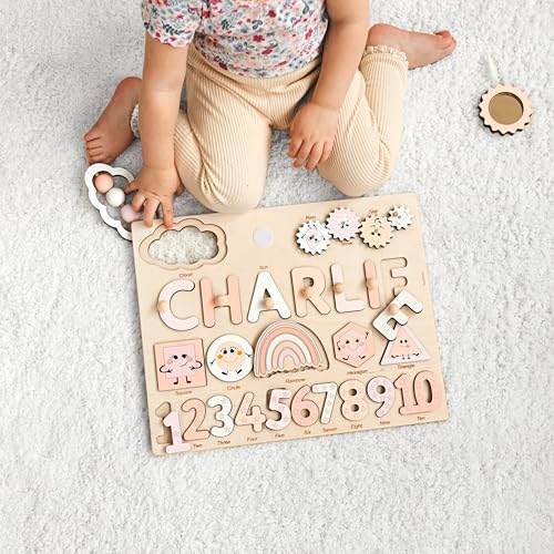Personalized Busy Board with Engraved Message