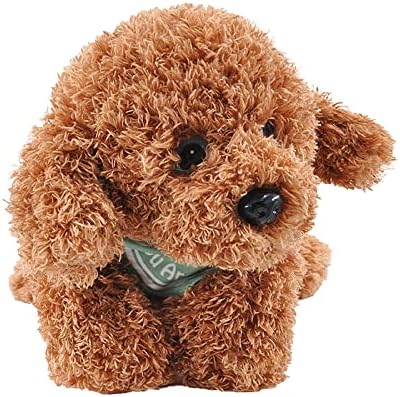 Golden Doodle Puppy Plush Toy with Weighted Comfort 11 Inches