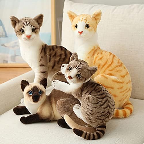GUDVES Orange Tabby Cat 12 Plush Stuffed Animal Toy