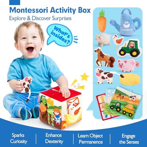 Hahaland Baby Surprise Toy Box 6-12 Months 13 PCS