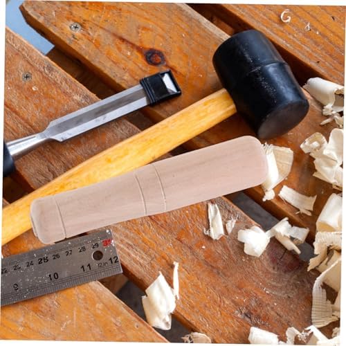 Holibanna Unique Handle Wood Hammer Toy for Kids