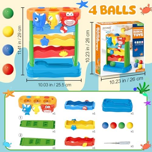 OCHIDO Musical Interactive Toy for Toddlers 6-24 Months