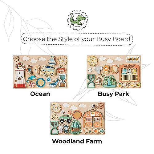 Personalized Busy Board with Childs Name