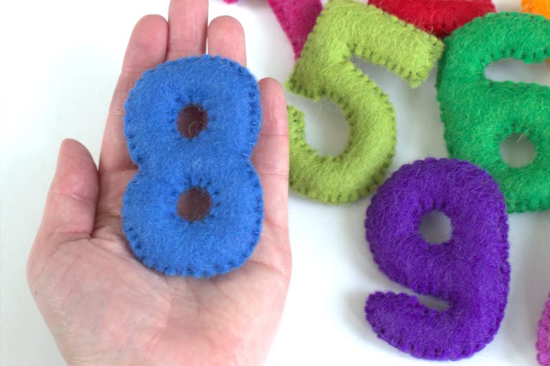 Matthew Mae Monthly Milestone Felt Number Set 0-9