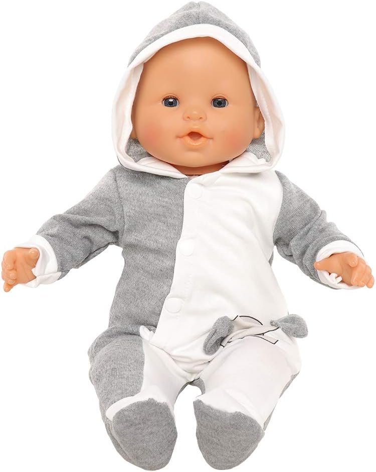 Cute Elephant Baby Doll Outfit with Hat and Socks