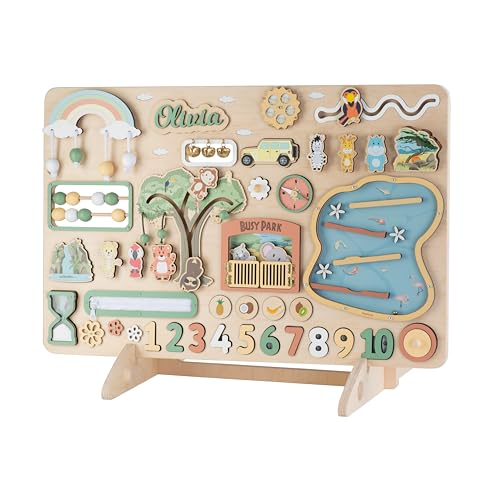 Personalized XXL Busy Board for Baby Boy