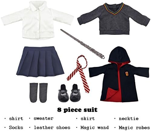 18 Inch School Uniform Costume Set for Girls No Doll