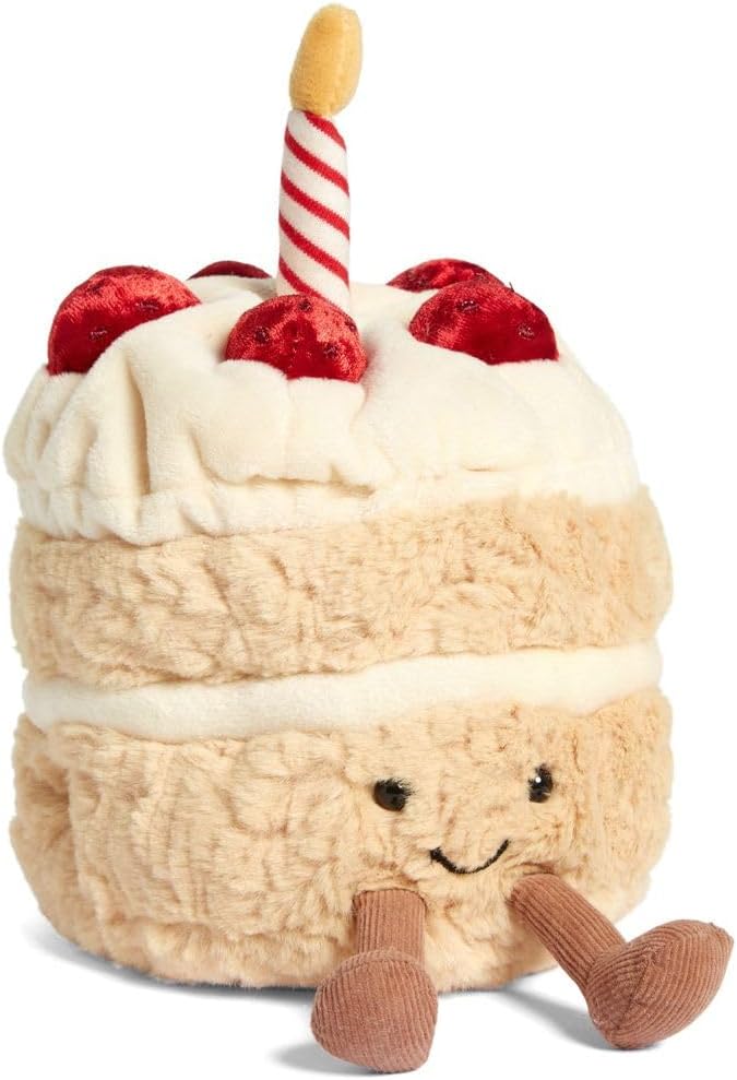 EASELR Weighted Plush Birthday Cake Pillow