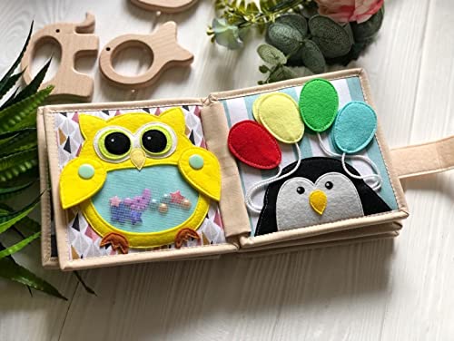 Quiet Baby Book with Animals and Shapes 1