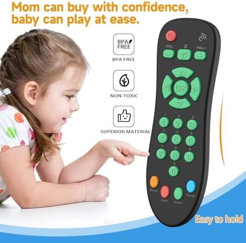 Baby TV Remote Control Toy with Light and Sounds 1