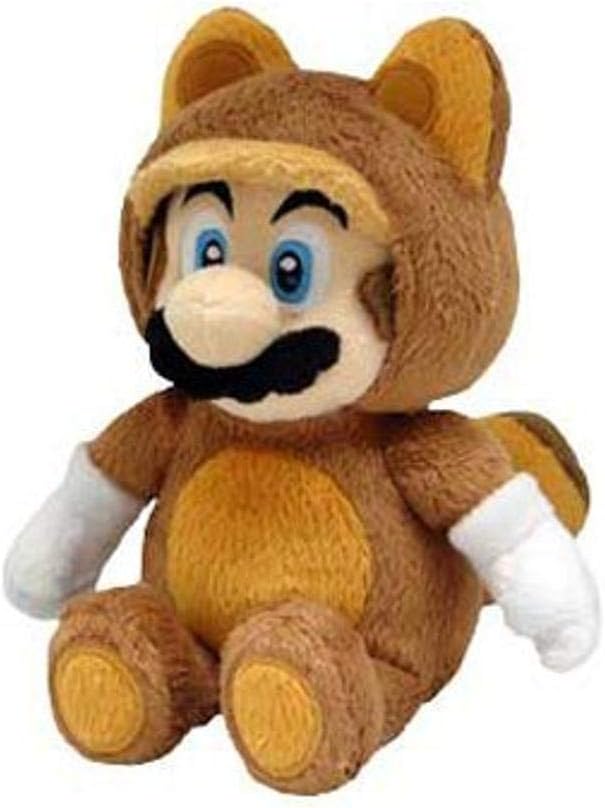 Little Buddy Super Mario Tanooki Raccoon Plush 9-Inch