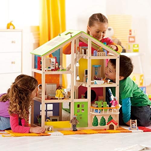 Hape Wooden Family Bathroom Set for Kids 1