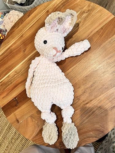 Handmade Bunny Snuggler Plush Toy for Baby
