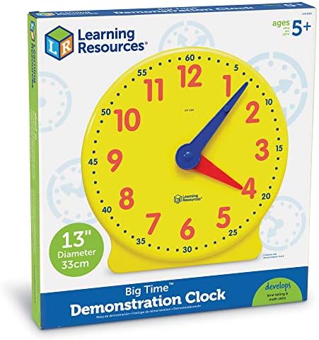 Learning Resources Big Time Learning Clock for Ages 5 1