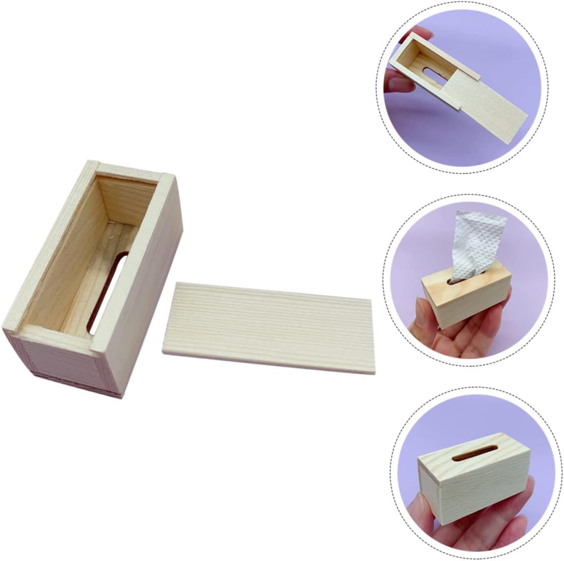 Miniature Tissue Box Toy Handmade Decor for Kids 1