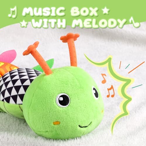 AWOTOY Musical Caterpillar Baby Toy for 0-12 Months