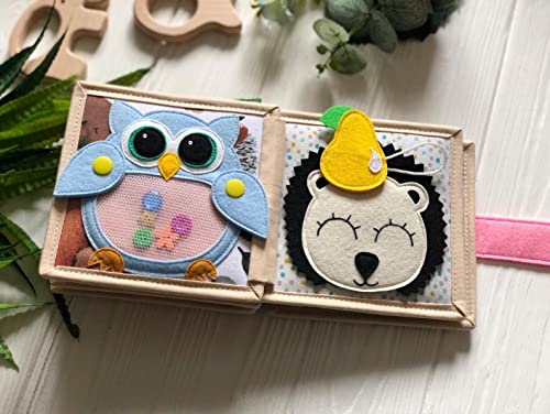 Quiet Baby Book with Animals and Shapes