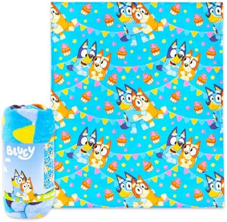 Bluey Travel Blanket and Pillow Set - Cozy Kids Bundle