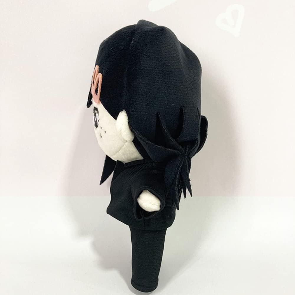 JCvCX Black Hair Girl Plush Anime Figure