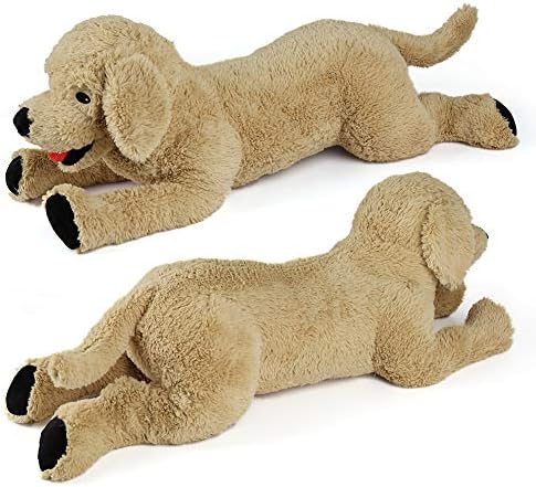 LotFancy 26 Cuddly Golden Retriever Plush Toy