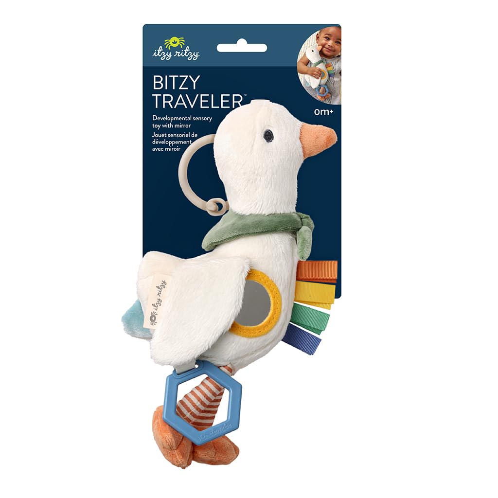 Itzy Ritzy Bitzy Traveler Car Seat Stroller Toy Goose