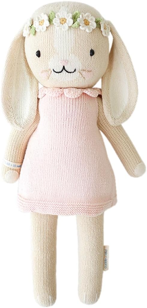Cuddle Kind Hannah the Bunny Blush Regular 20 Hand-Knit Doll