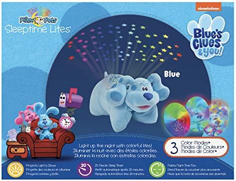 Pillow Pets Blues Clues Blue Sleeptime Lite Plush Nightlight