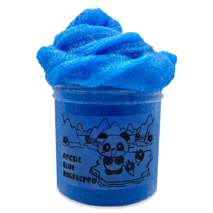 Slimy Panda Arctic Blue Raspberry Freeze Icee Slime 6OZ Jar