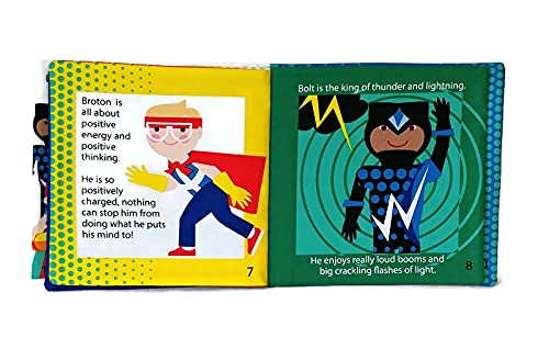 Super Heroes and You Soft Cloth Book for Baby 1