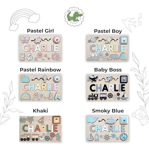 Montessori Personalized Baby Name Busy Board
