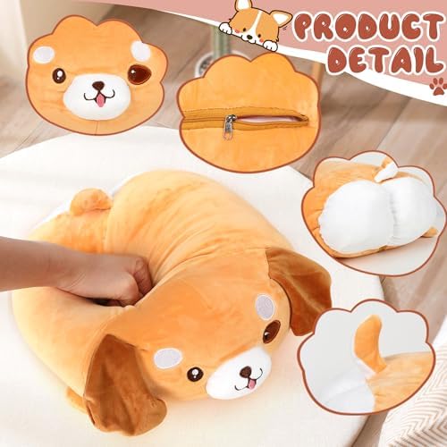 Corgi Plush Pillow with 4 Baby Dogs Inside - 5PCS