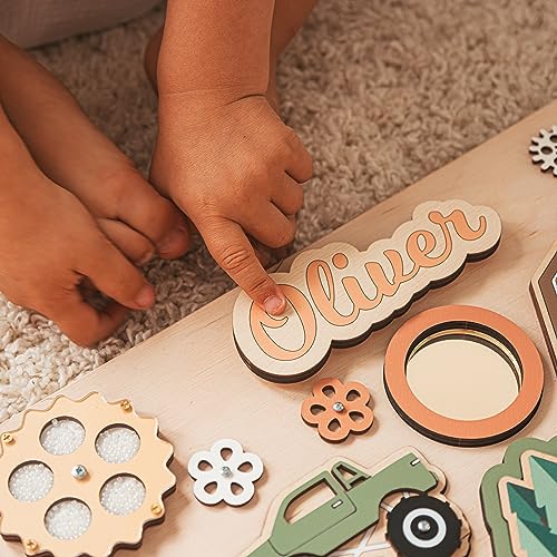 Personalized Busy Board with Childs Name