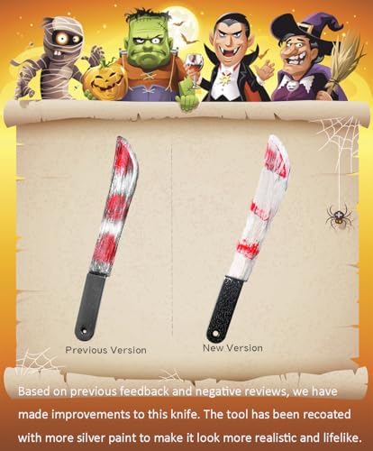 Bloody Butcher Knife Halloween Costume Prop