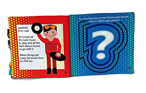 Super Heroes and You Soft Cloth Book for Baby 1