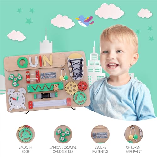 Customized Name Puzzle for Toddlers - Montessori Busy Board
