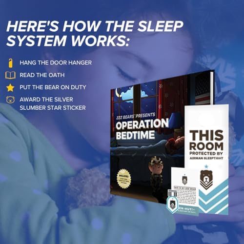 ZZZ Bears Airman Sleeptight Teddy Bear with Storybook