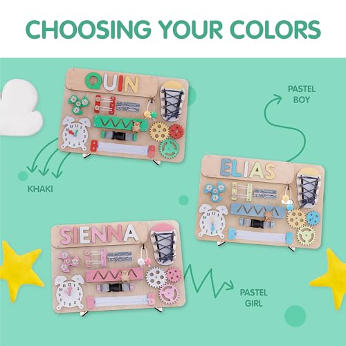 Customized Name Puzzle for Toddlers - Montessori Busy Board