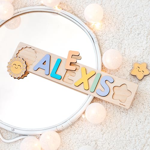 Personalized Wooden Name Puzzle for Baby 1