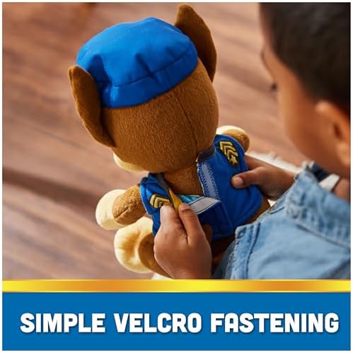 Paw Patrol Chase Plushie 10-Inch Reversible Bedtime Toy