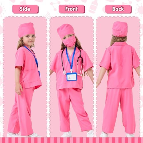 MGparty Doctor Costume Set for Kids Halloween