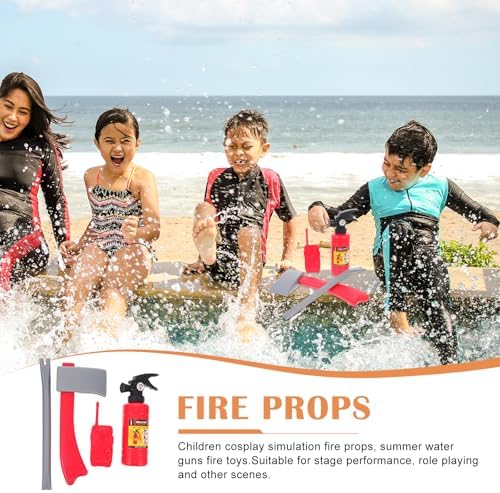 TOYANDONA Firefighter Toy Set for Kids